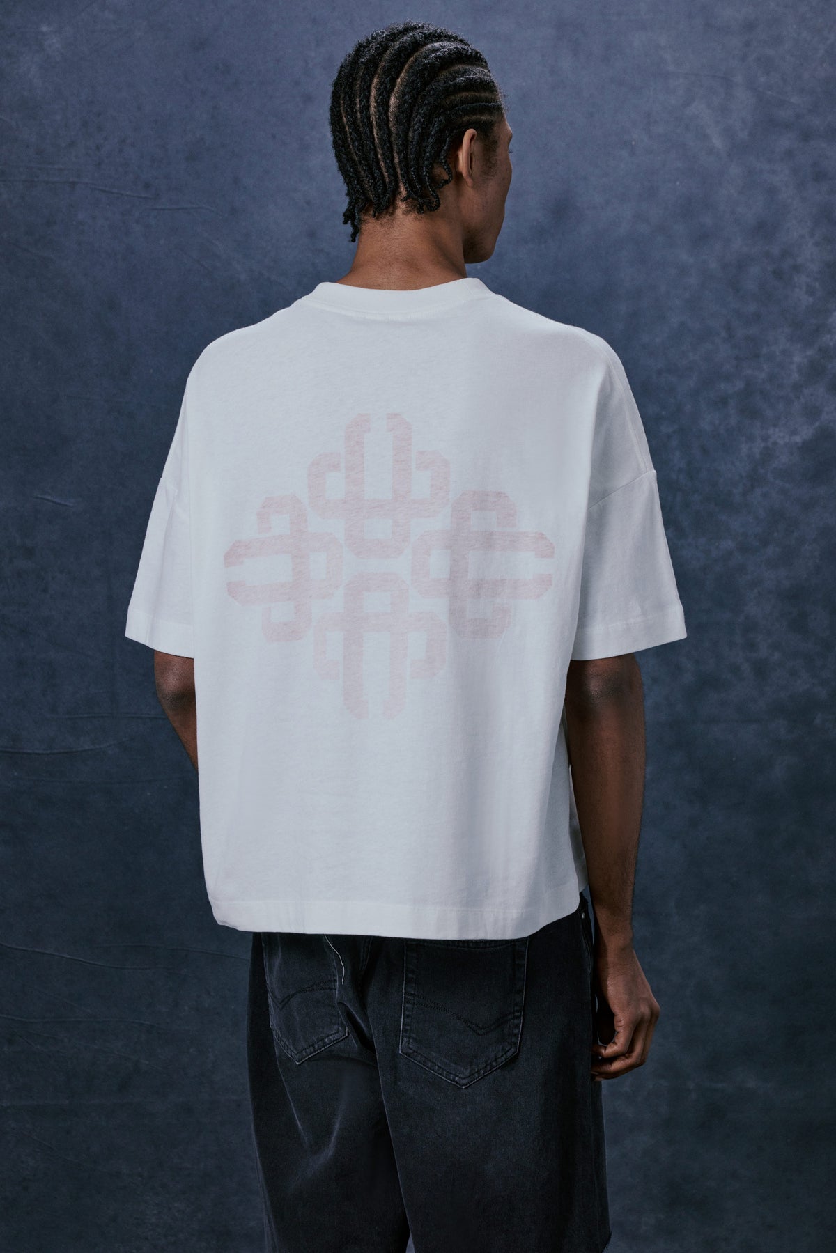 EMBLEM REVERSE PRINT T-SHIRT - RED