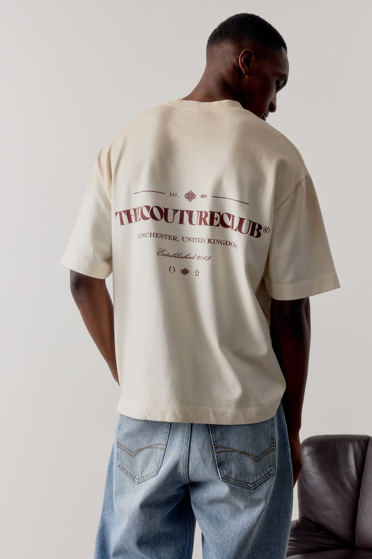 SPRAY WASH COPYRIGHT MULTI GRAPHIC T-SHIRT - OFF WHITE