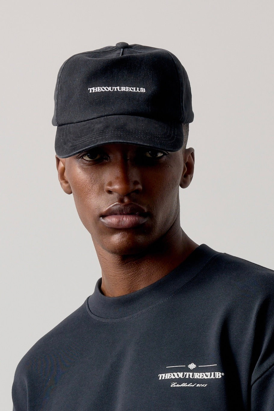 WASHED COPYRIGHT CAP - BLACK