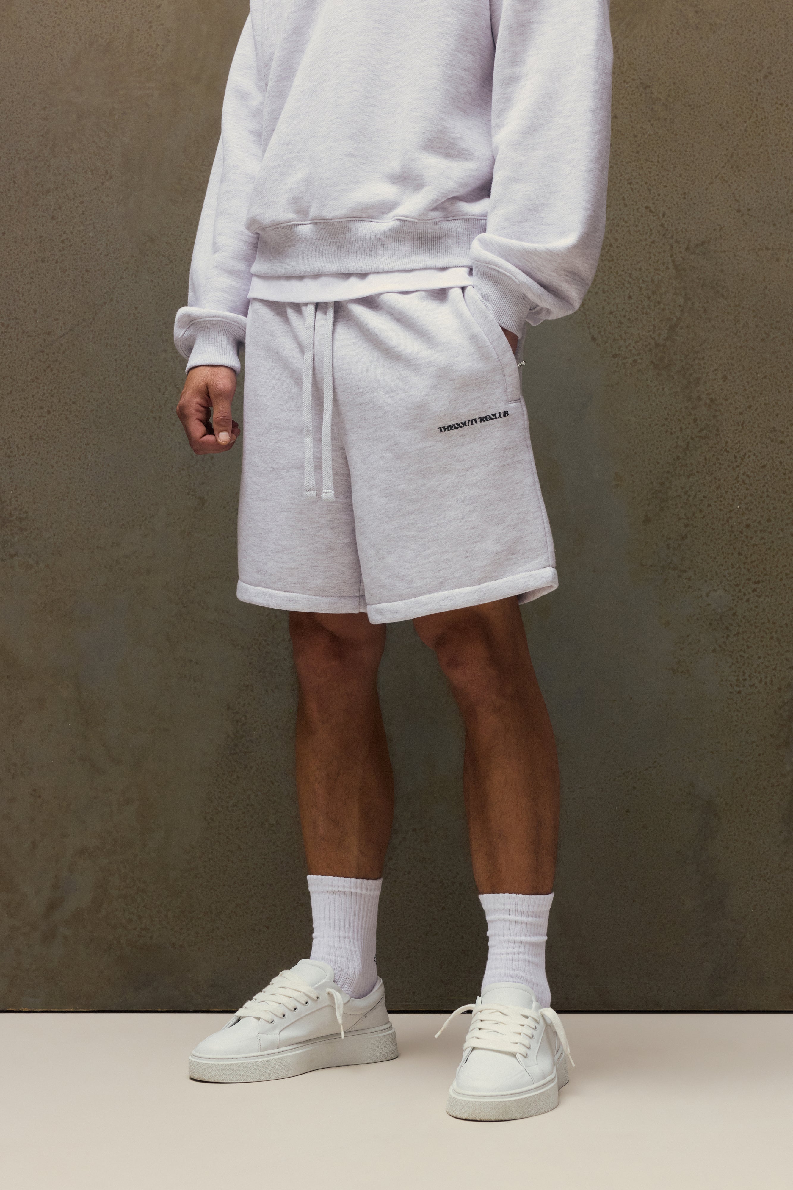 COPYRIGHT SHORTS - GREY MARL