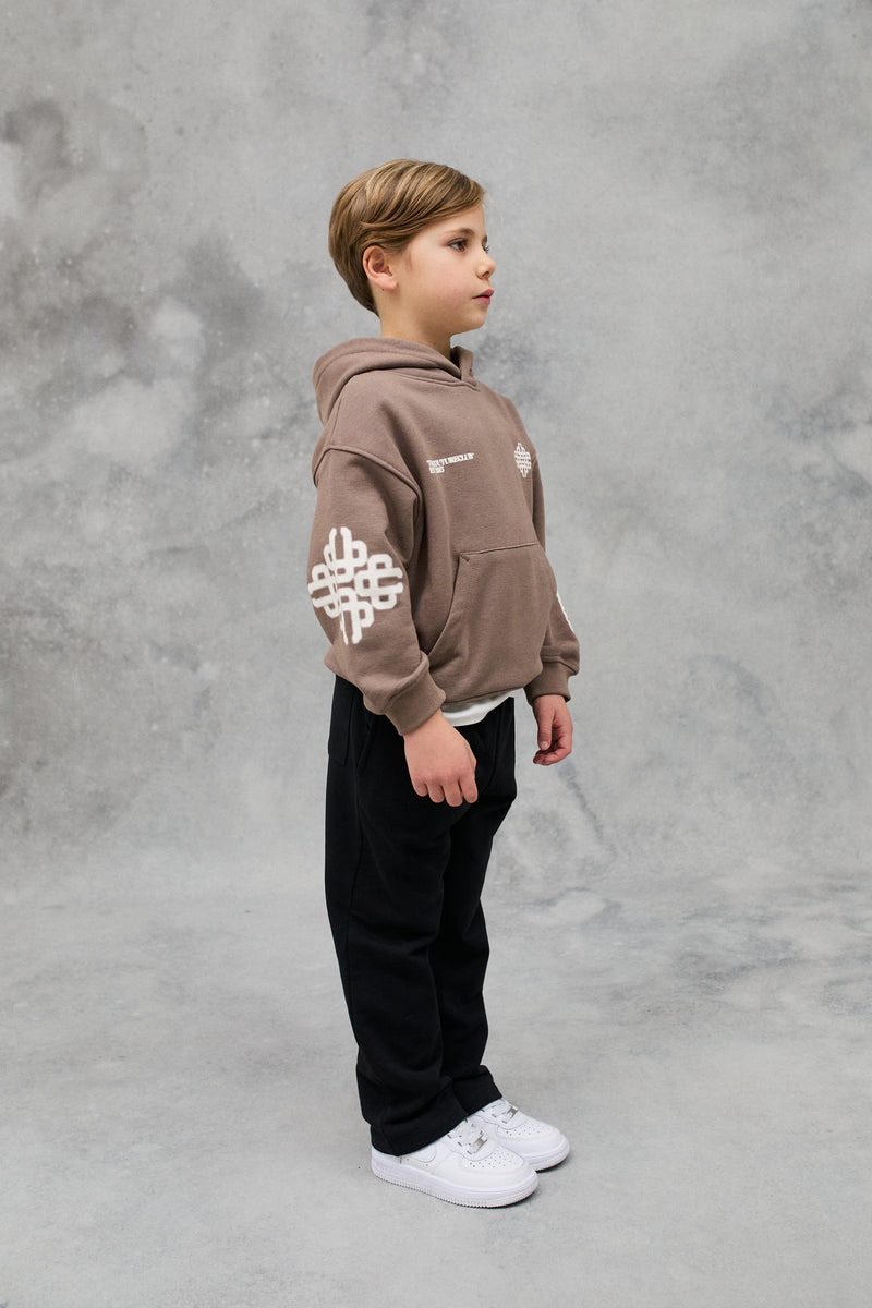Kids Explore Graphic Hoodie- Blue main image 1
