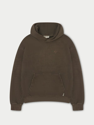 LAUNDERED CLASSICS HOODIE - WASHED BROWN