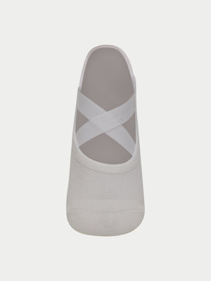 EMBLEM BARRE GRIP SOCKS - BONE