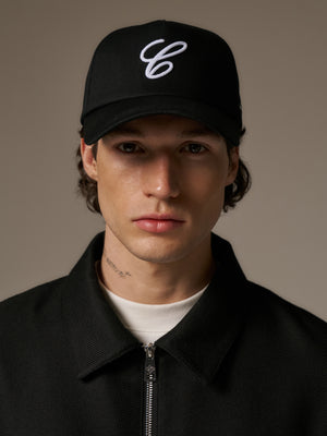 C SCRIPT CAP - BLACK