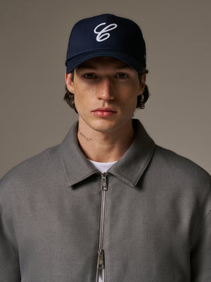 C SCRIPT CAP - NAVY