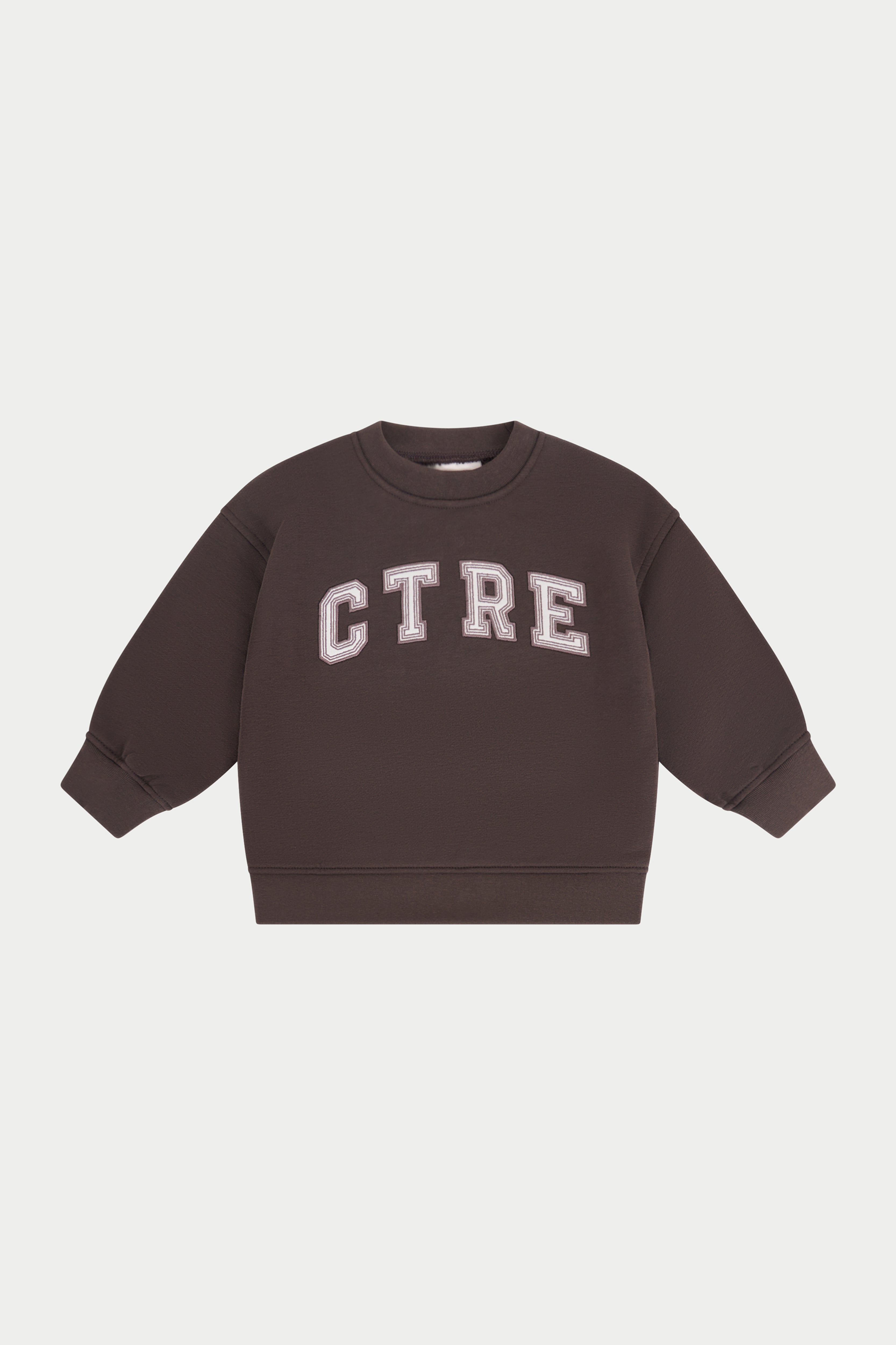 JUNIOR CTRE SWEATSHIRT - BROWN