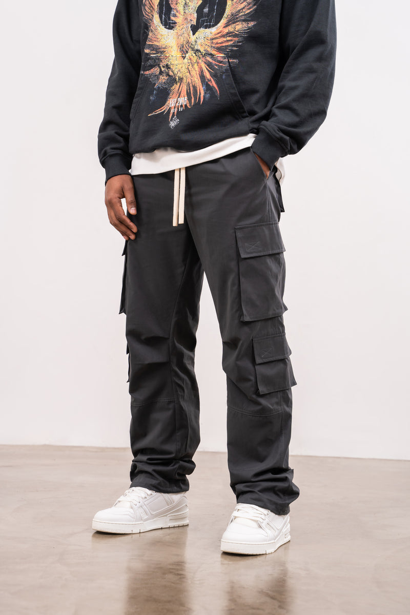 ESSENTIALS CARGO PANT CHARCOAL – The Couture Club