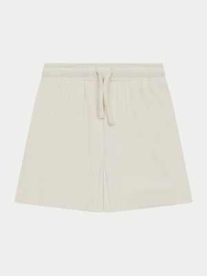JUNIOR RIBBED SHORTS - STONE