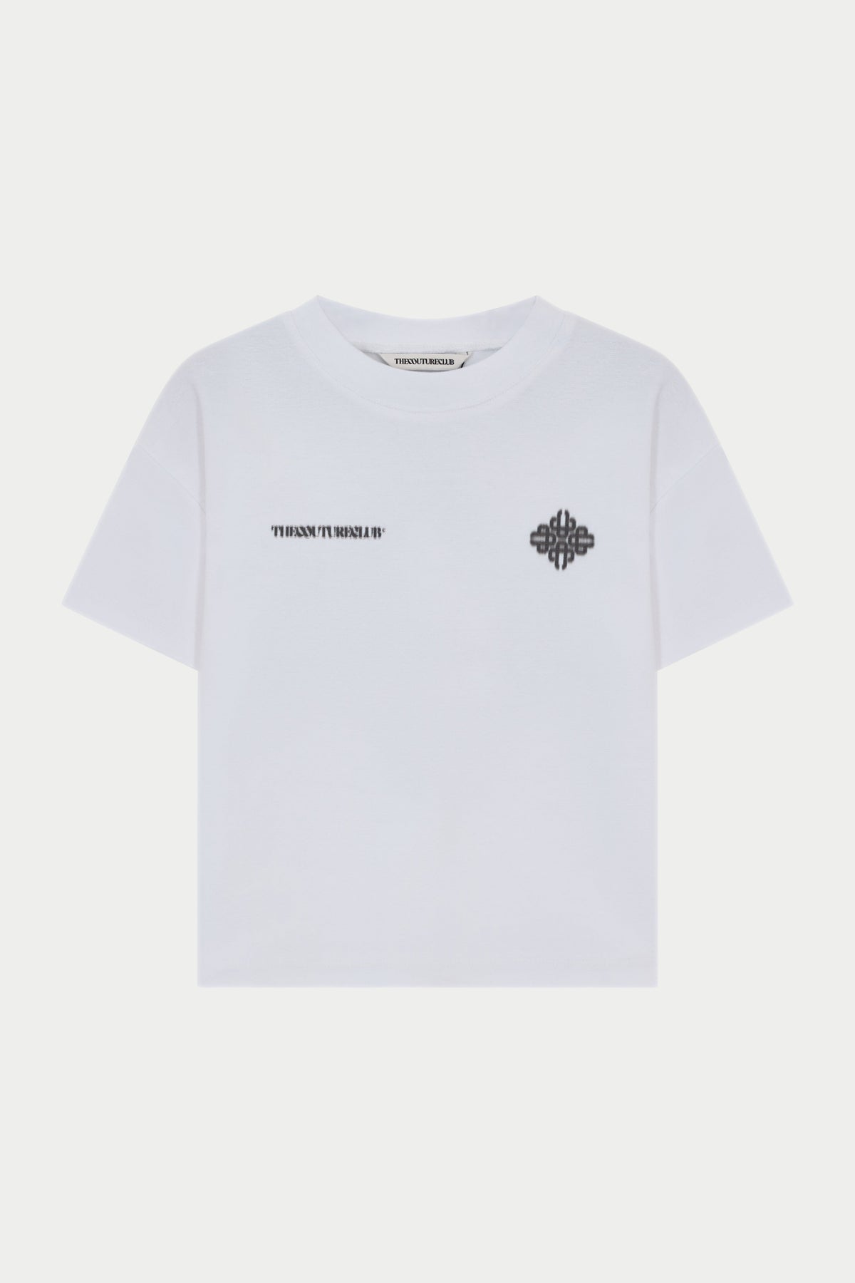 JUNIOR MOTION BLURRED T-SHIRT - WHITE