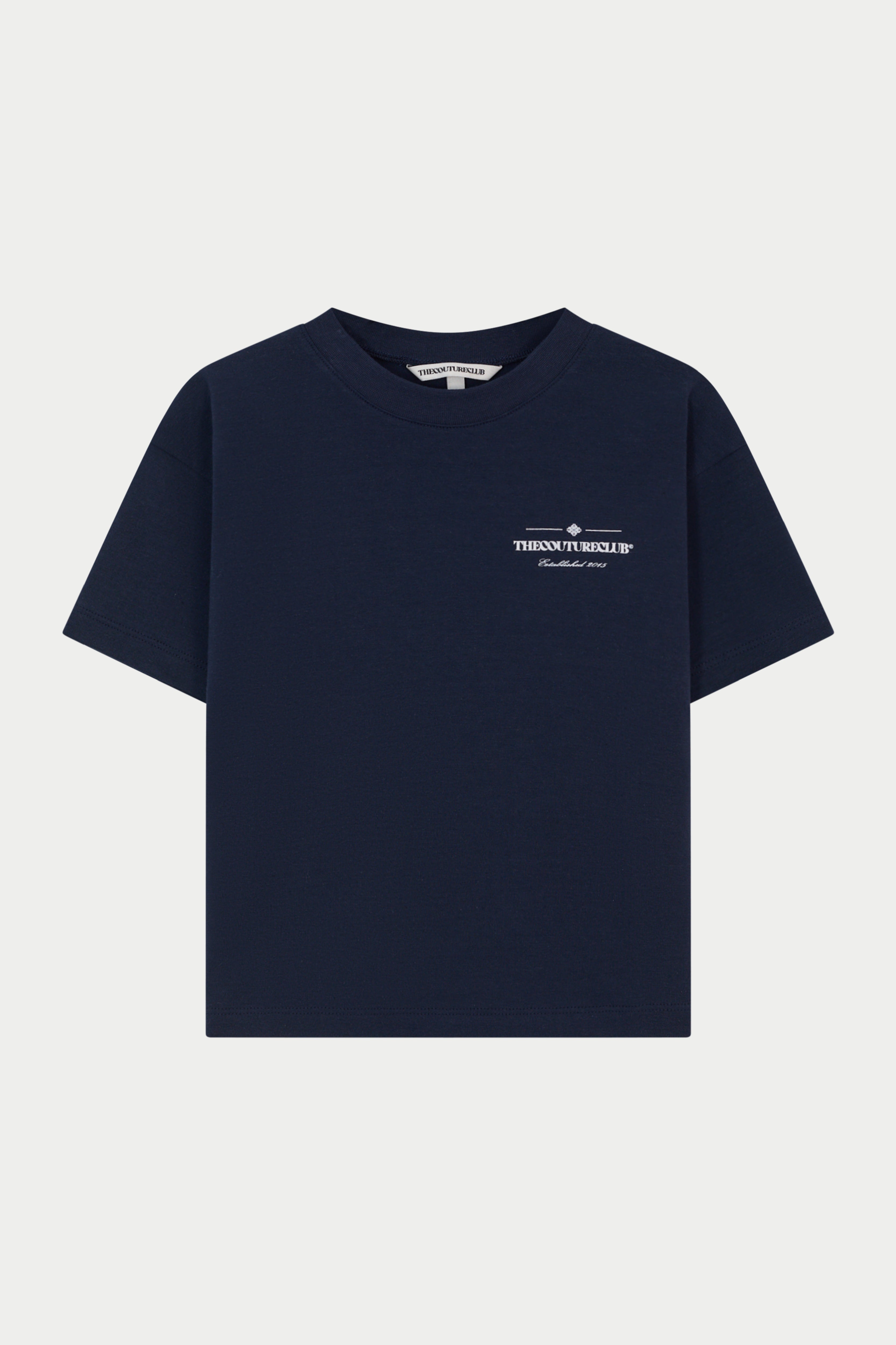 JUNIOR COPYRIGHT MULTI GRAPHIC T-SHIRT - NAVY