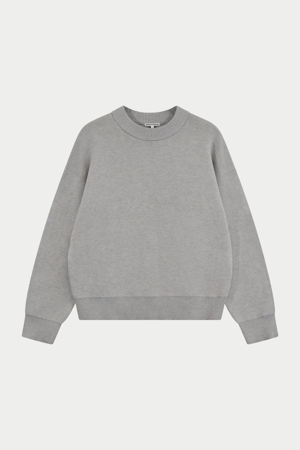 COMPACT KNIT COPYRIGHT CREW - GREY