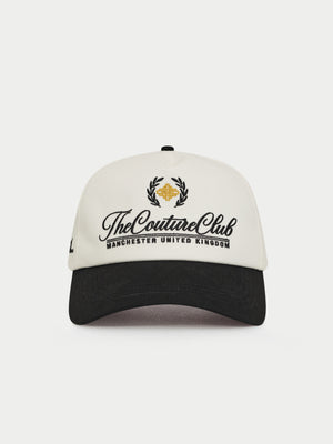 LAUREL EMBROIDERY CAP - BLACK