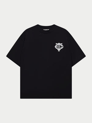 MONOGRAM T-SHIRT - BLACK