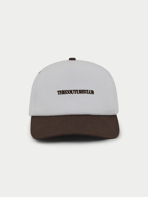 COPYRIGHT EMBROIDERED CAP - BROWN