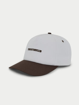 COPYRIGHT EMBROIDERED CAP - BROWN
