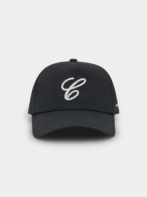 C SCRIPT CAP - BLACK