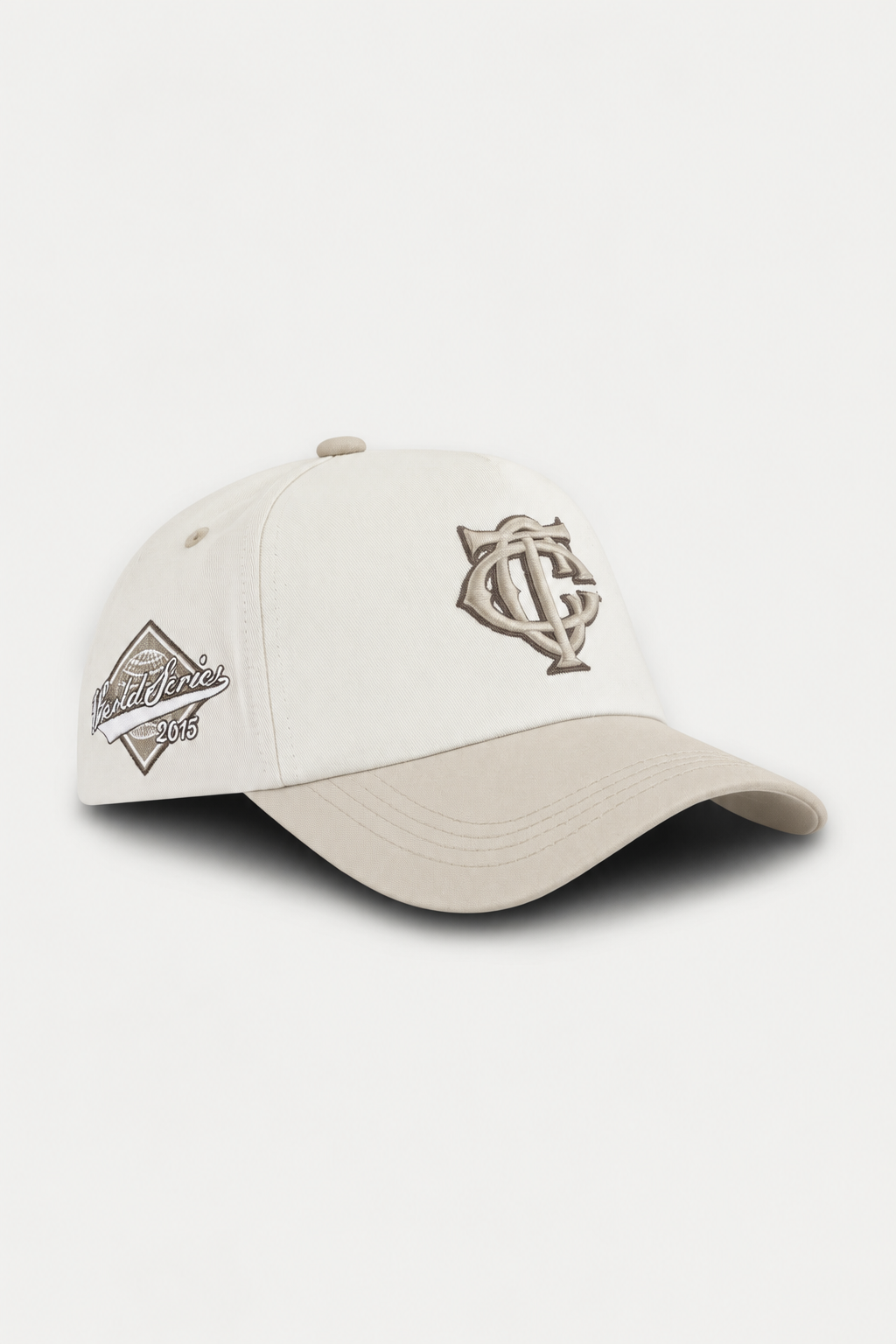 MONOGRAM WORLD SERIES CAP - BEIGE