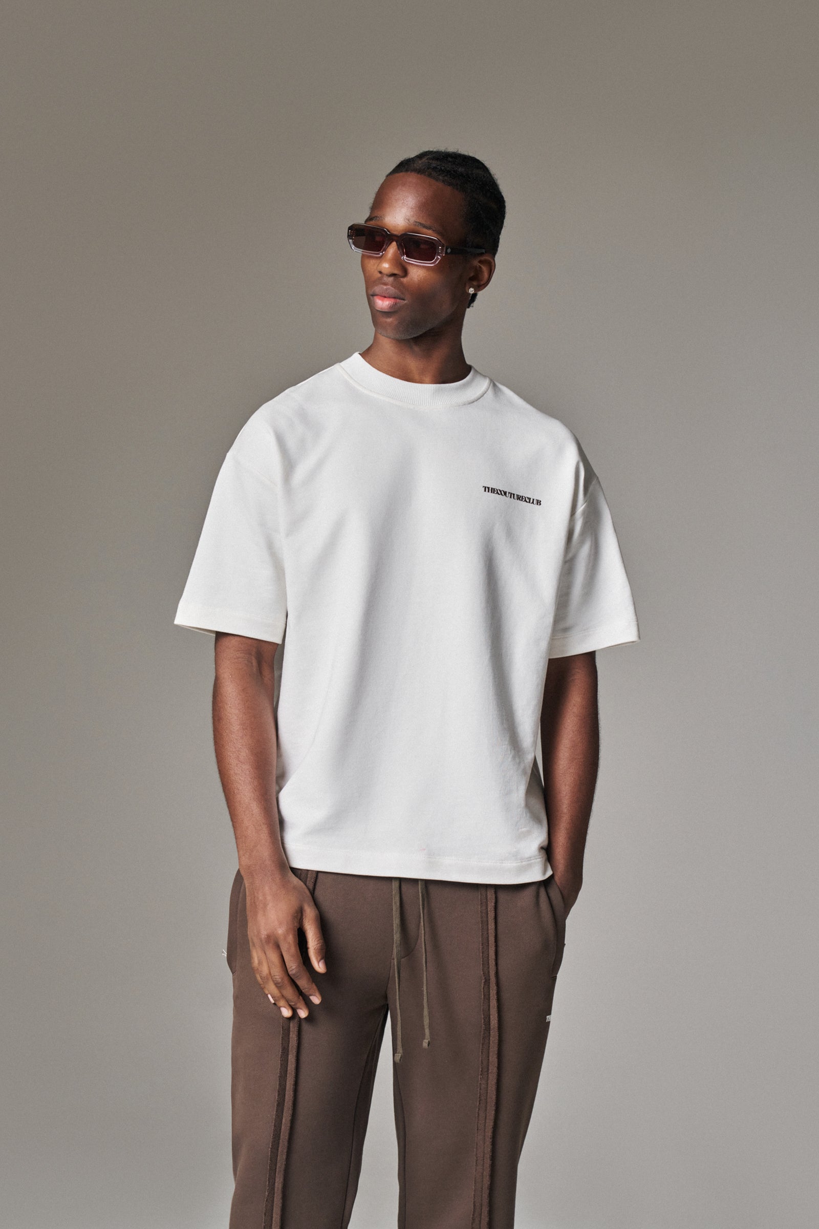 HEAVYWEIGHT COPYRIGHT T-SHIRT - OFF WHITE