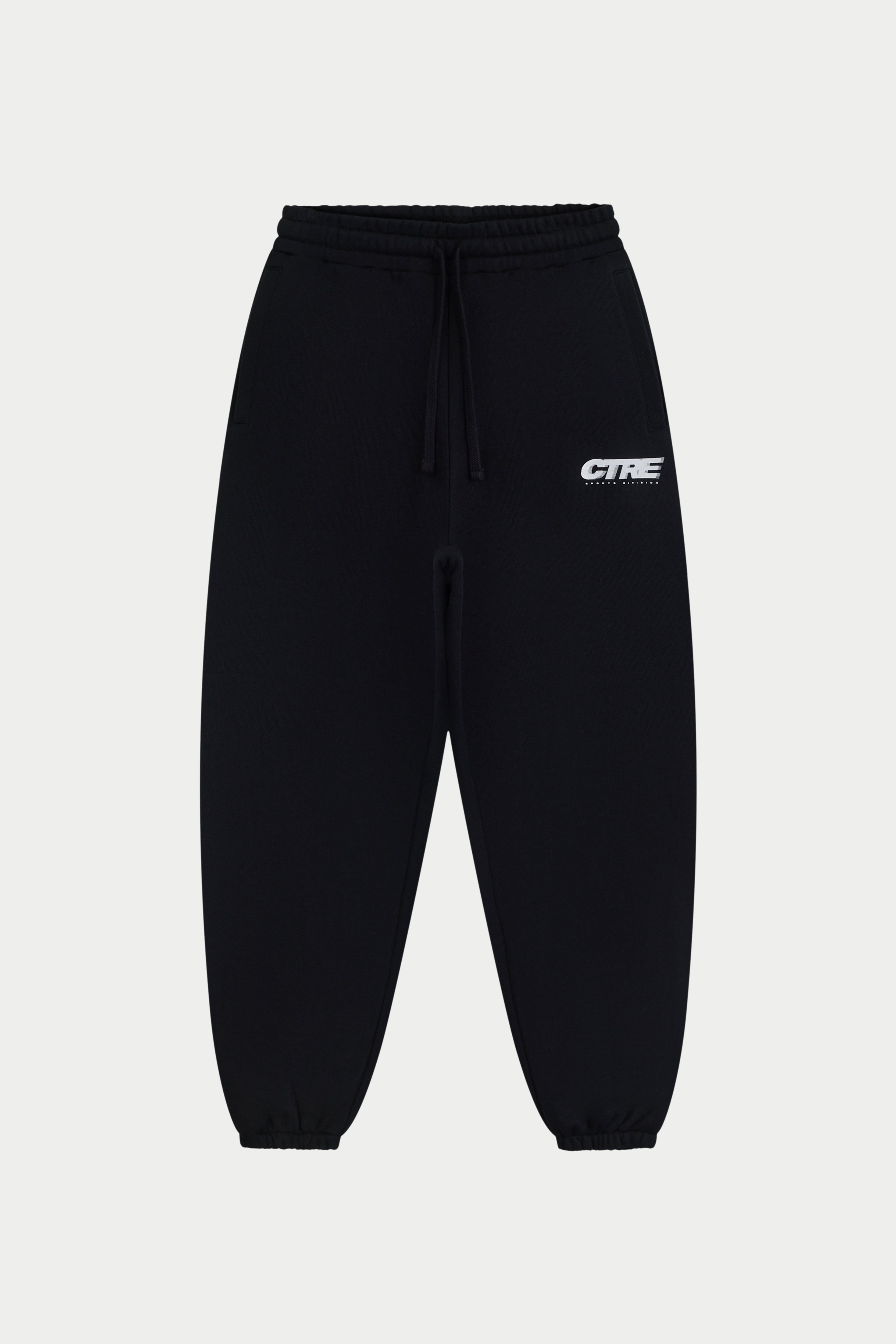 RETRO SPORT CTRE GRAPHIC CUFFED JOGGER - BLACK