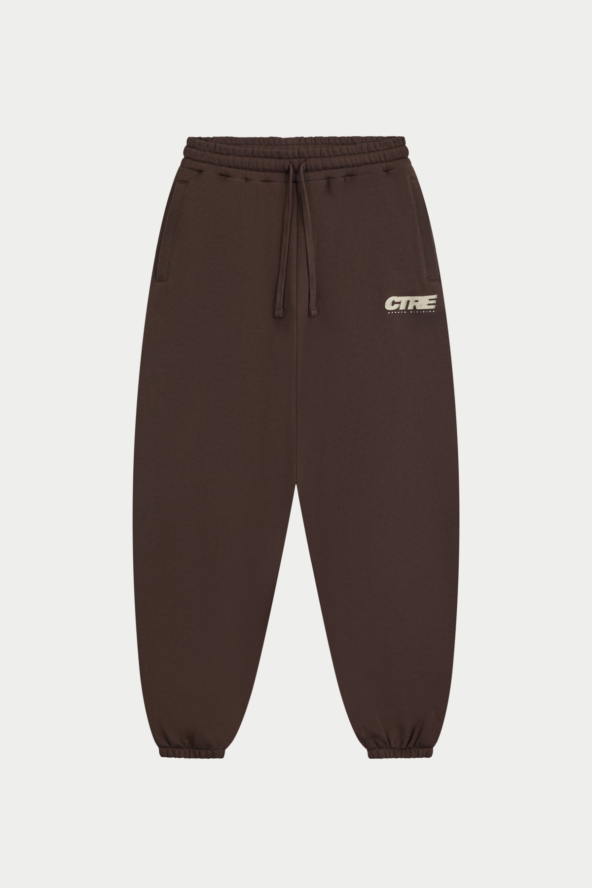 RETRO SPORT CTRE GRAPHIC CUFFED JOGGER - BROWN