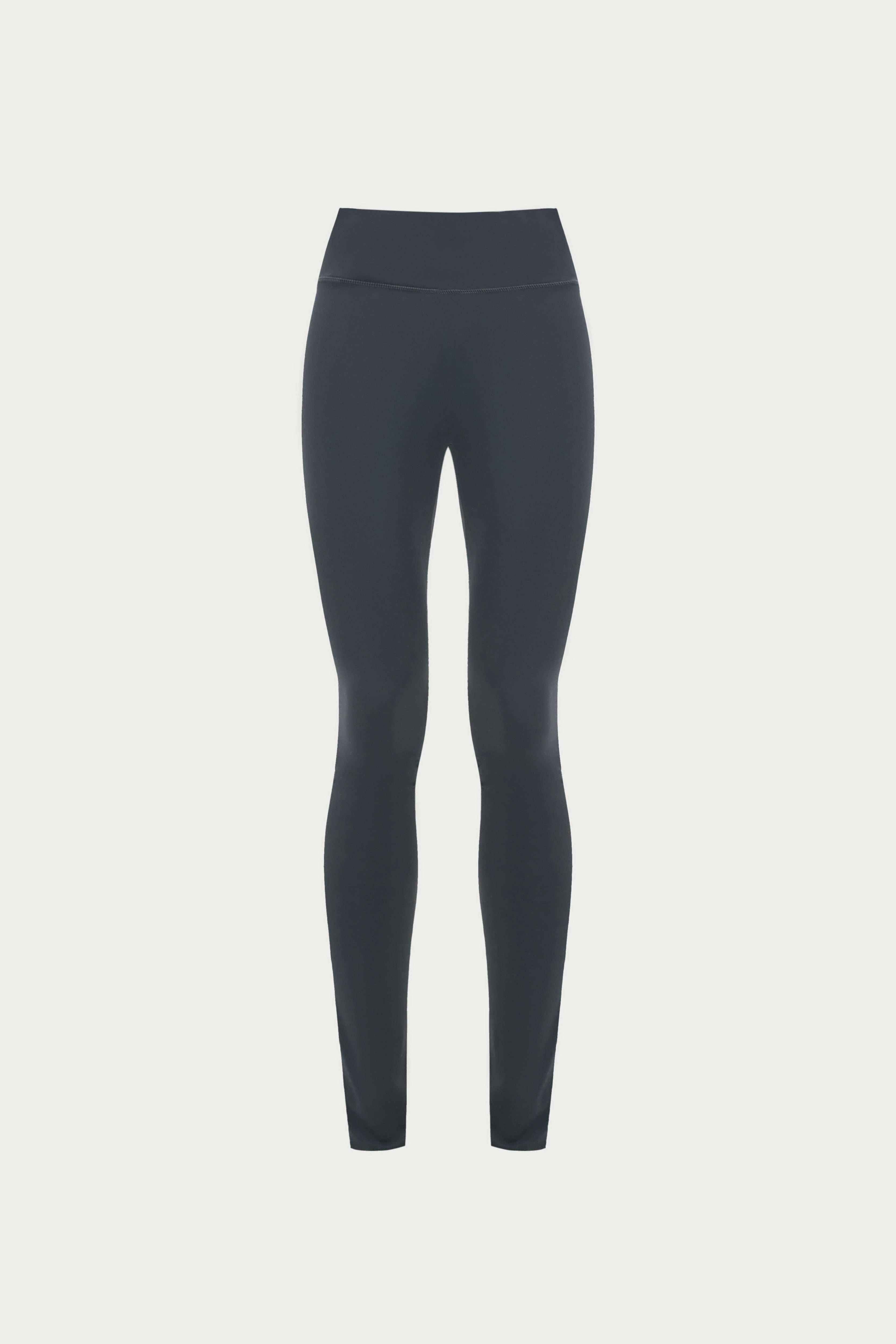 SCULPTING STRETCH EMBLEM LEGGINGS - MIDNIGHT GREY