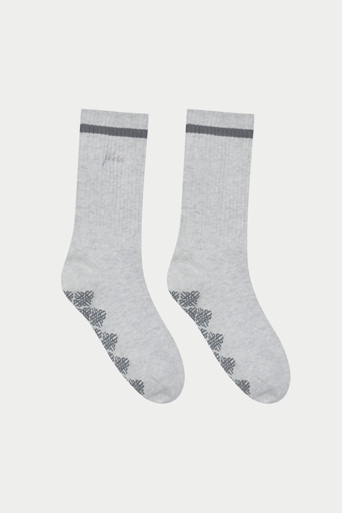 PILATES & PINOT GRIP SOCKS - GREY MARL