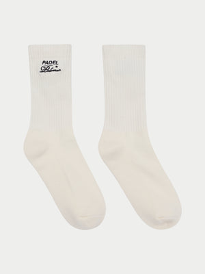 PADEL & PALOMAS SPORTS SOCKS - OFF WHITE