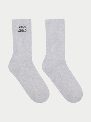 PADEL & PALOMAS SPORTS SOCKS - GREY MARL