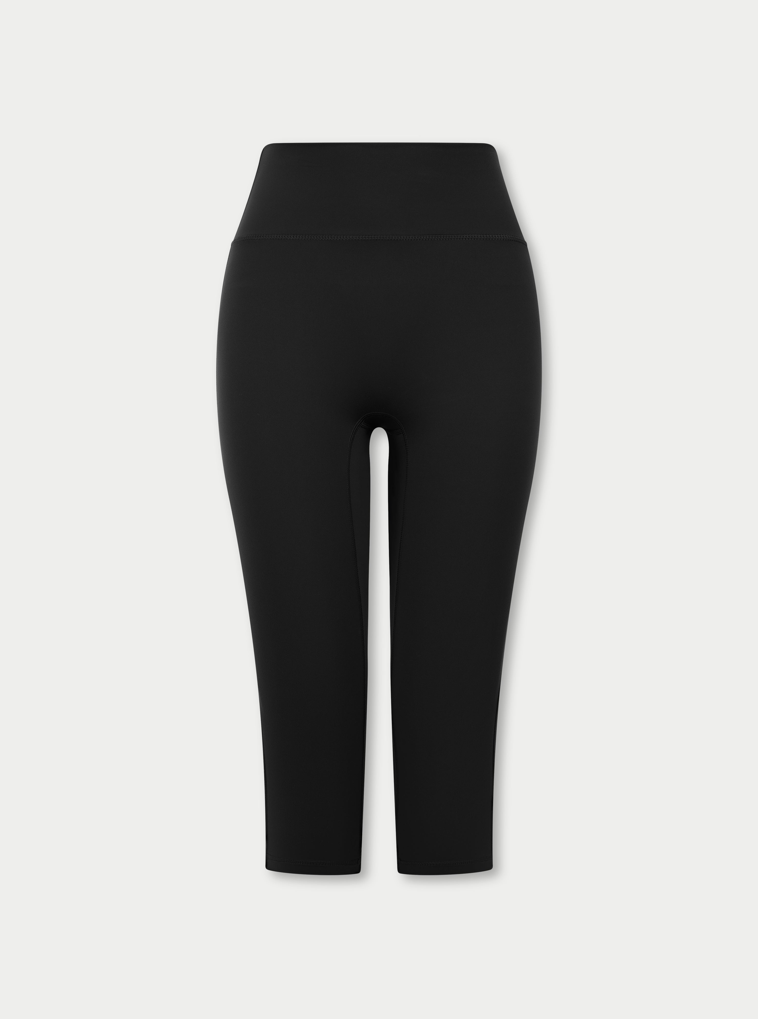 SCULPTING STRETCH CAPRI LEGGINGS - BLACK
