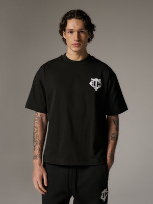 MONOGRAM T-SHIRT - BLACK