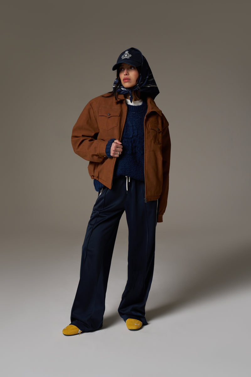 5110082 Navy Patterned Jumper