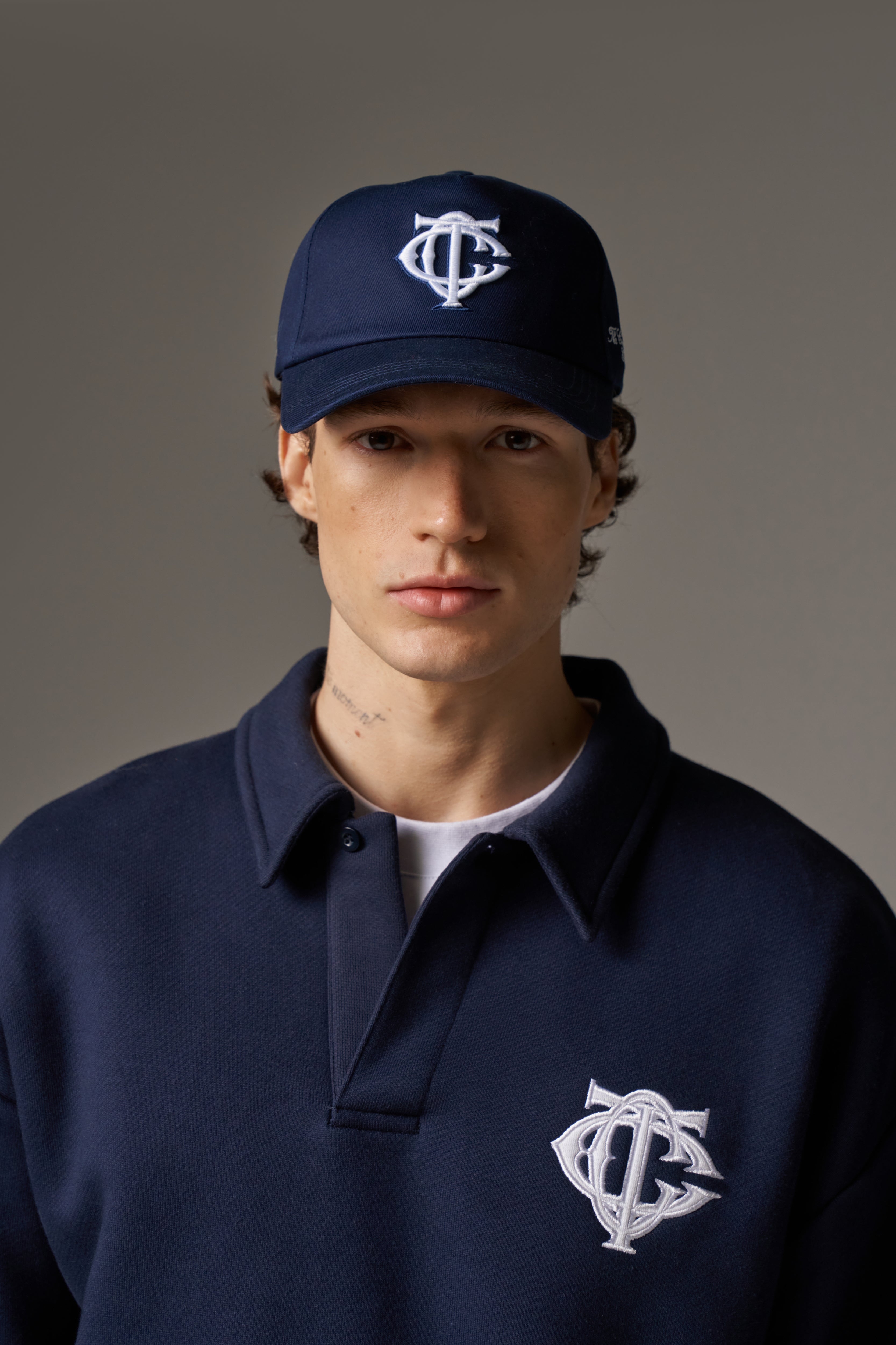 MONOGRAM CAP - NAVY