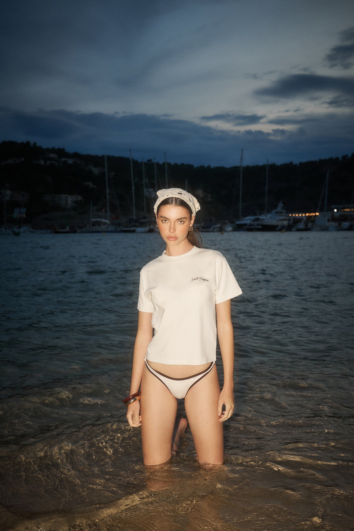 ST TROPEZ T-SHIRT - OFF WHITE