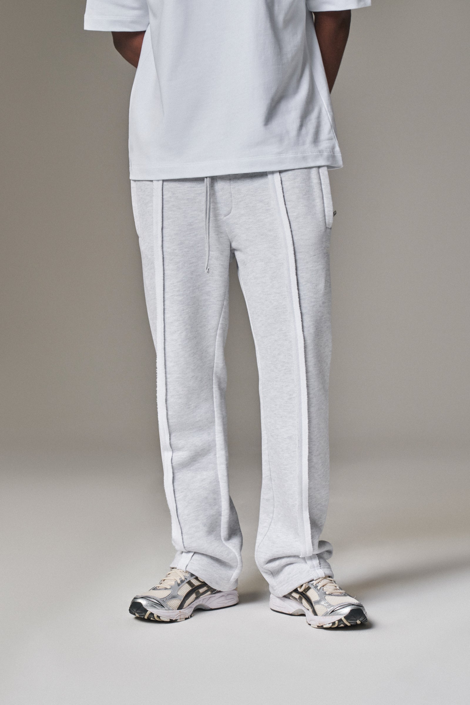 COPYRIGHT STRAIGHT LEG JOGGERS - GREY MARL