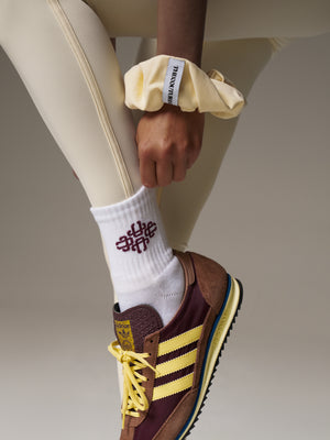 EMBLEM SPORT SOCK - BURGUNDY