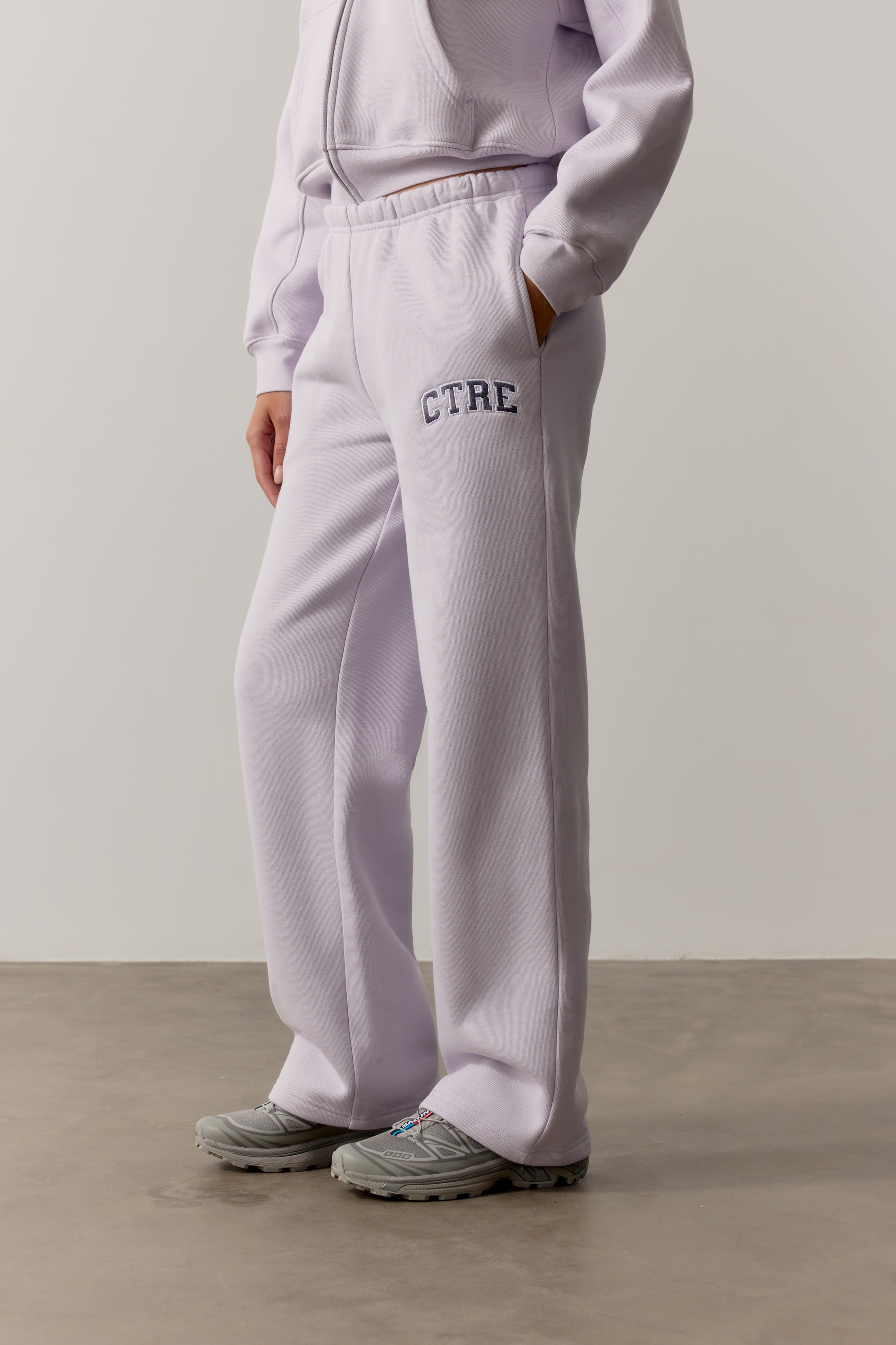 CTRE STRAIGHT LEG JOGGERS - DUSKY LILAC