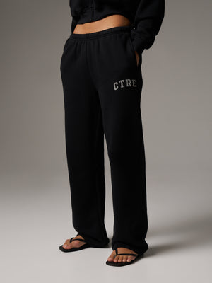 CTRE STRAIGHT LEG JOGGERS - BLACK