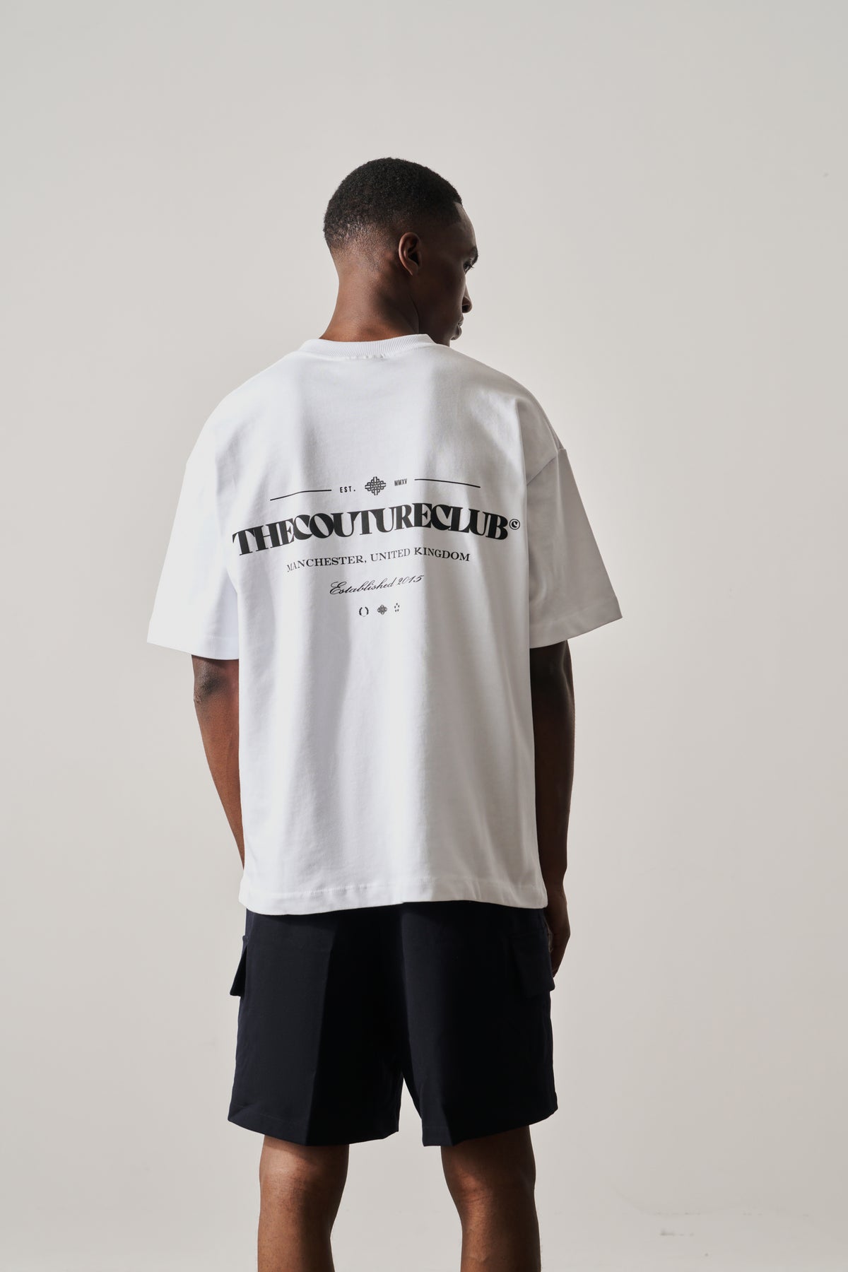 COPYRIGHT MULTI GRAPHIC T-SHIRT - WHITE