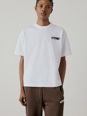 RETRO SPORT CTRE GRAPHIC T-SHIRT - WHITE