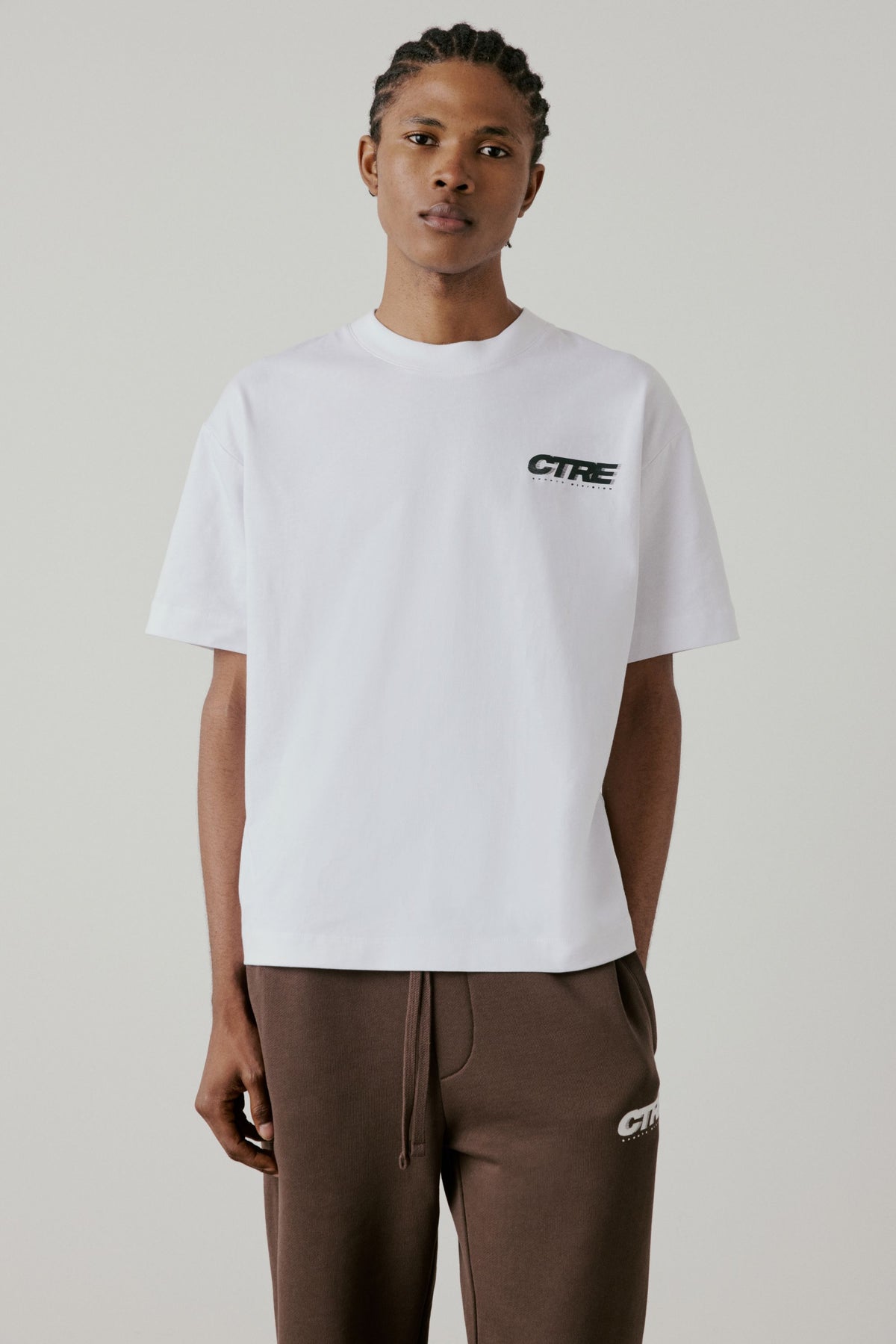 RETRO SPORT CTRE GRAPHIC T-SHIRT - WHITE