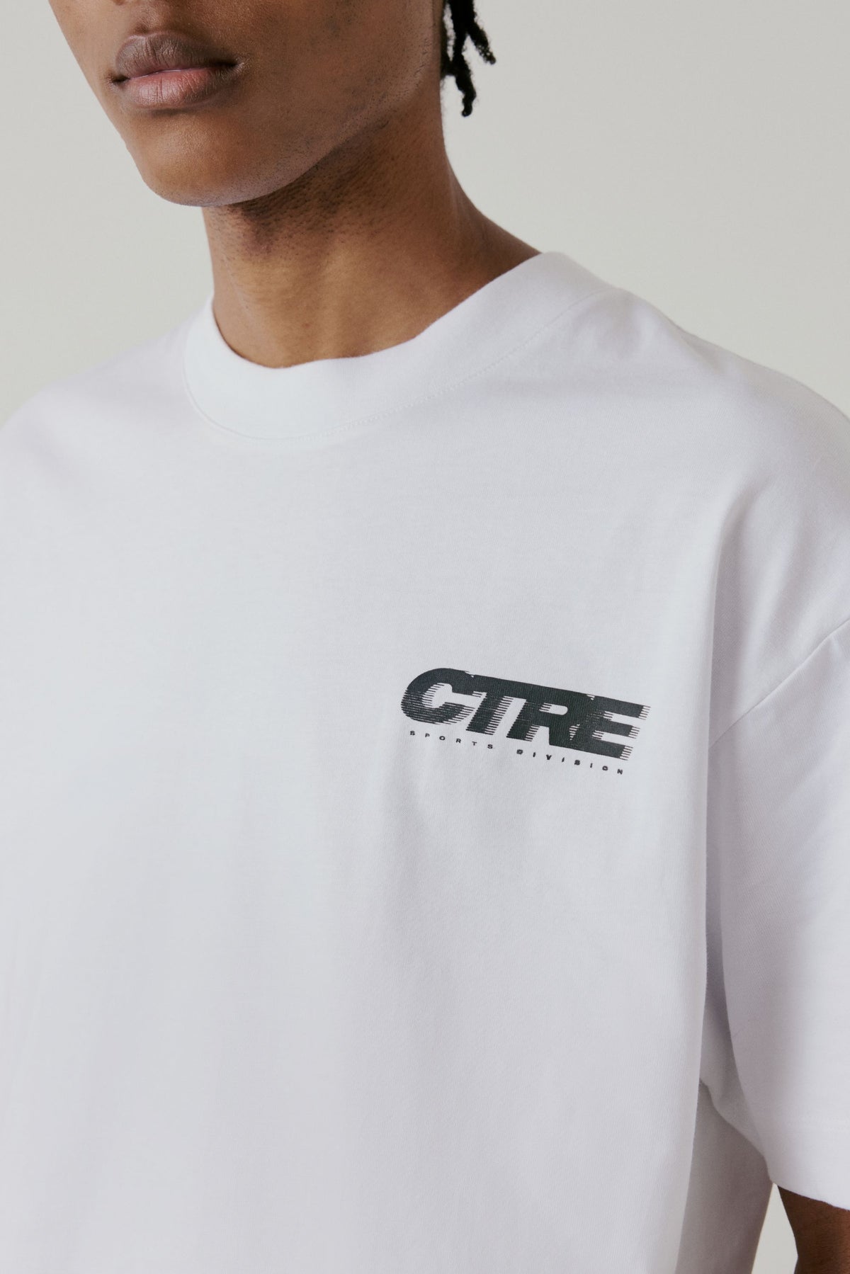 RETRO SPORT CTRE GRAPHIC T-SHIRT - WHITE
