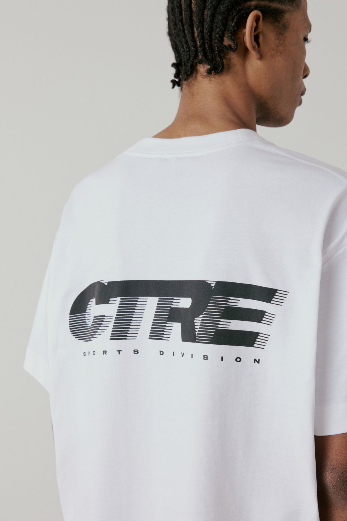 RETRO SPORT CTRE GRAPHIC T-SHIRT - WHITE
