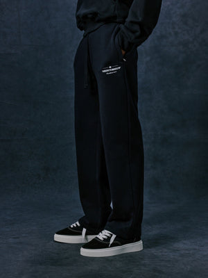 COPYRIGHT MULTI GRAPHIC JOGGERS - BLACK