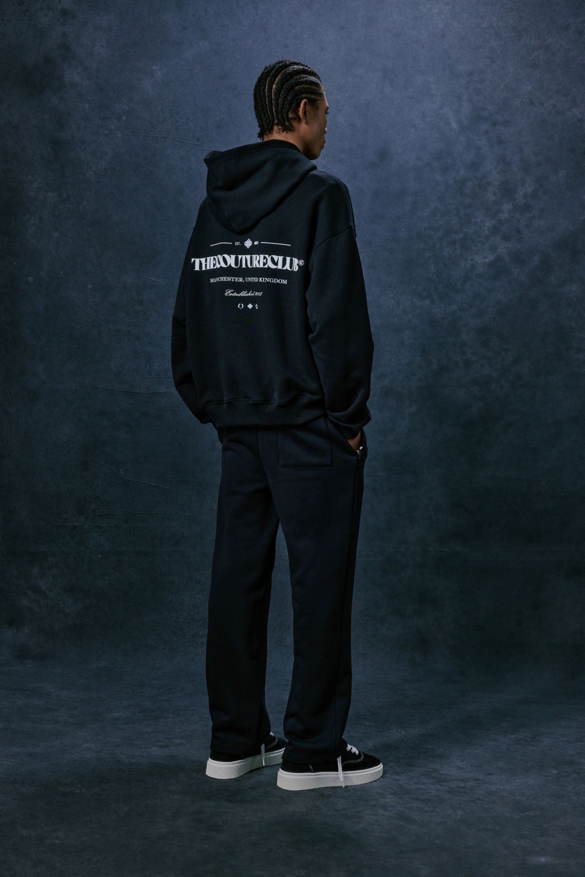 COPYRIGHT MULTI GRAPHIC JOGGERS - BLACK