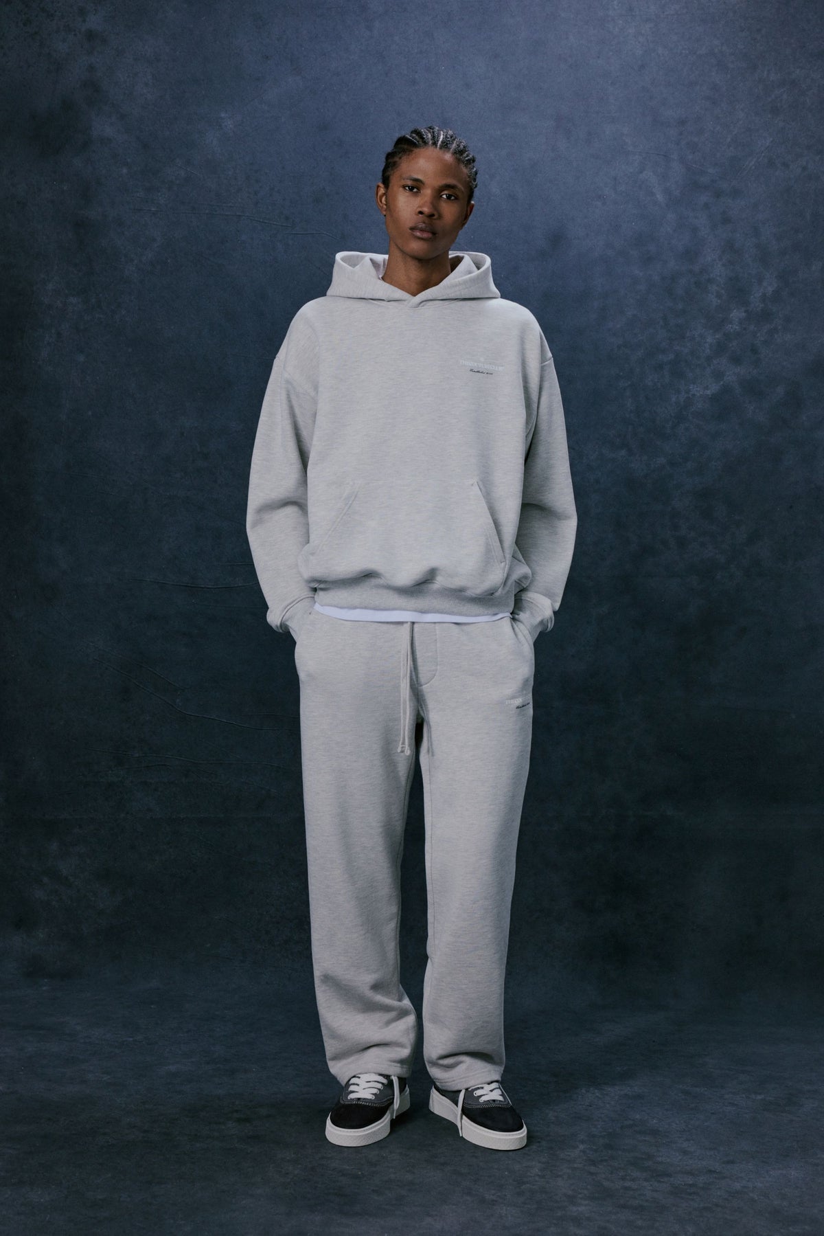 COPYRIGHT MULTI GRAPHIC JOGGERS - GREY MARL