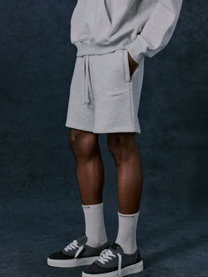 COPYRIGHT MULTI GRAPHIC SHORTS - GREY MARL