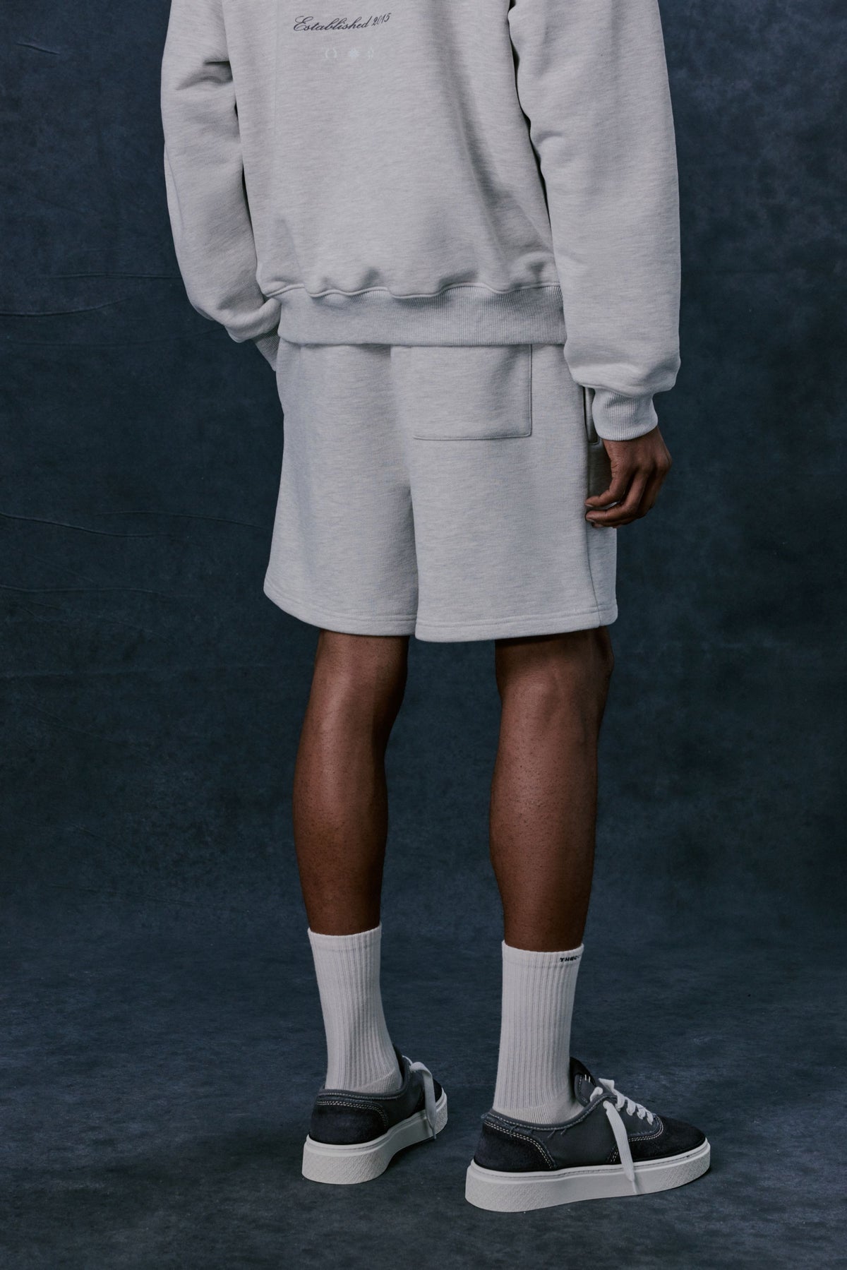 COPYRIGHT MULTI GRAPHIC SHORTS - GREY MARL