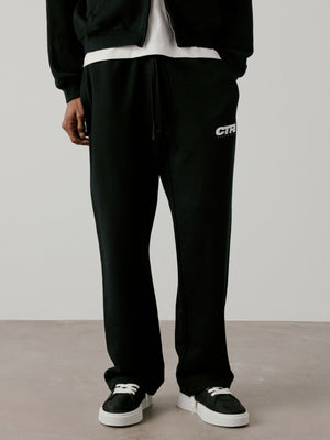 RETRO SPORT CTRE GRAPHIC JOGGER - BLACK