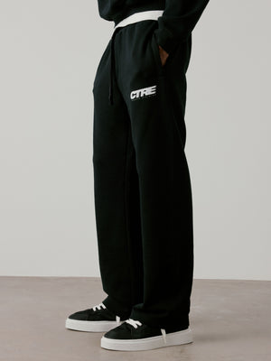 RETRO SPORT CTRE GRAPHIC JOGGER - BLACK