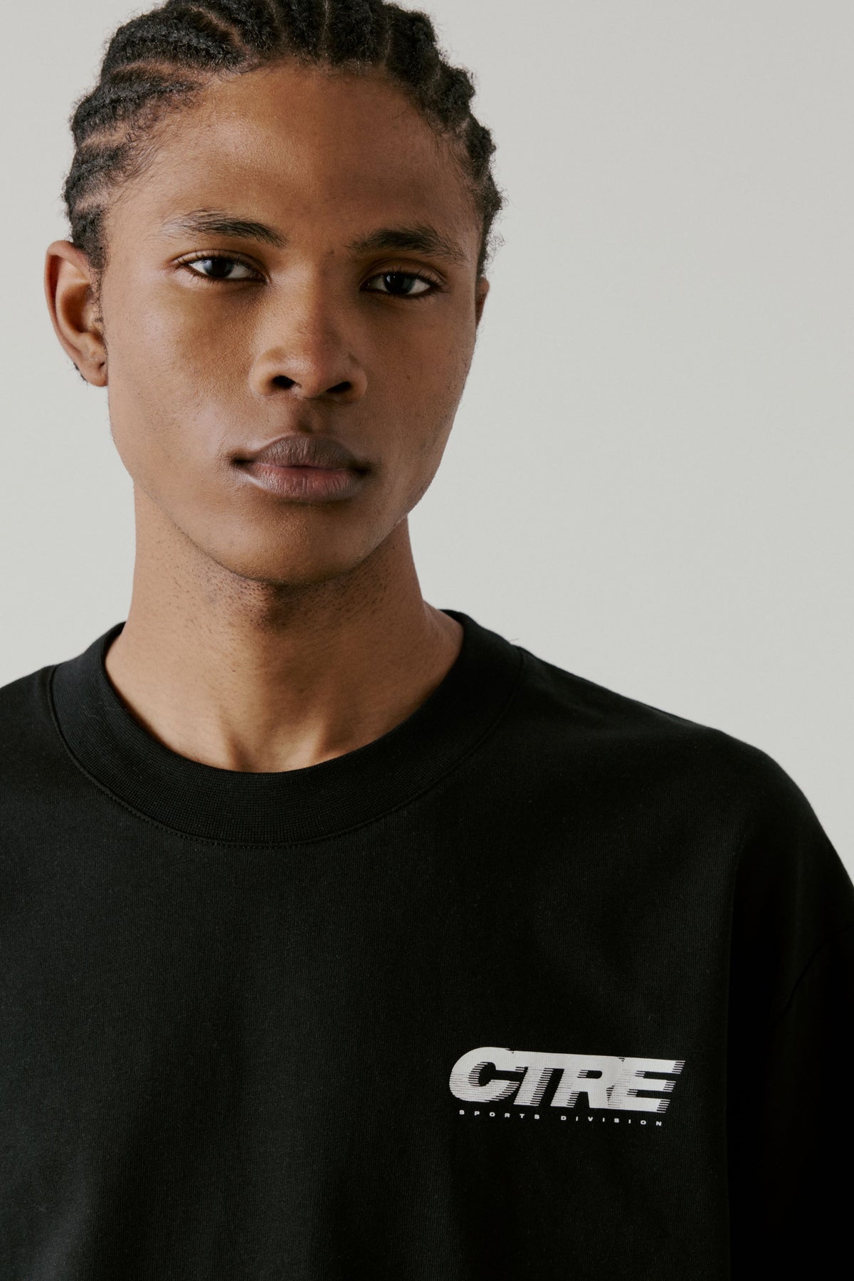 RETRO SPORT CTRE GRAPHIC T-SHIRT - BLACK